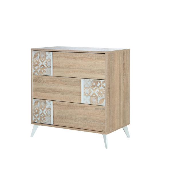Dakota Fields Macklin 3 Drawer Dresser Wayfair